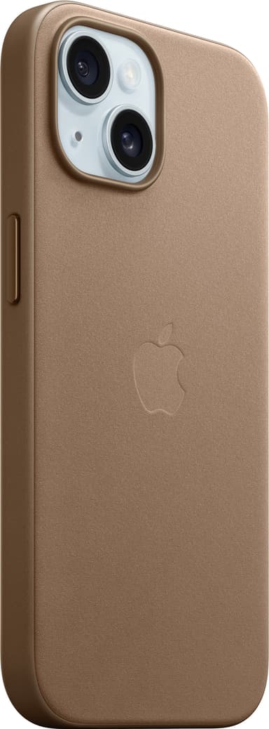 iPhone 15 FineWoven skal med MagSafe (Taupe)