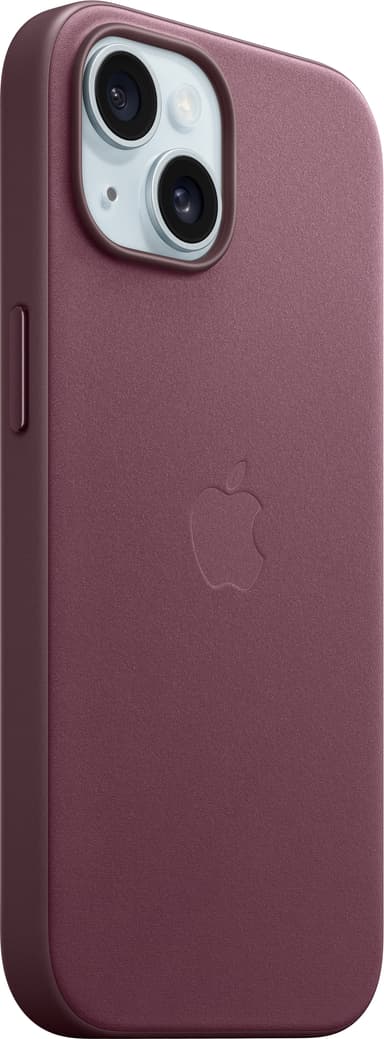 iPhone 15 FineWoven skal med MagSafe (Mulberry)