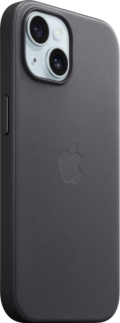 iPhone 15 FineWoven skal med MagSafe (svart)
