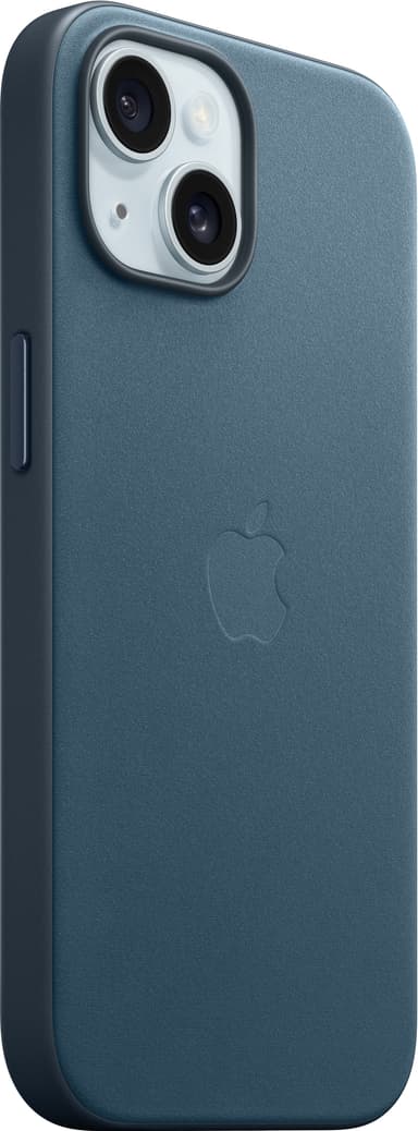 iPhone 15 FineWoven skal med MagSafe (Pacific Blue)