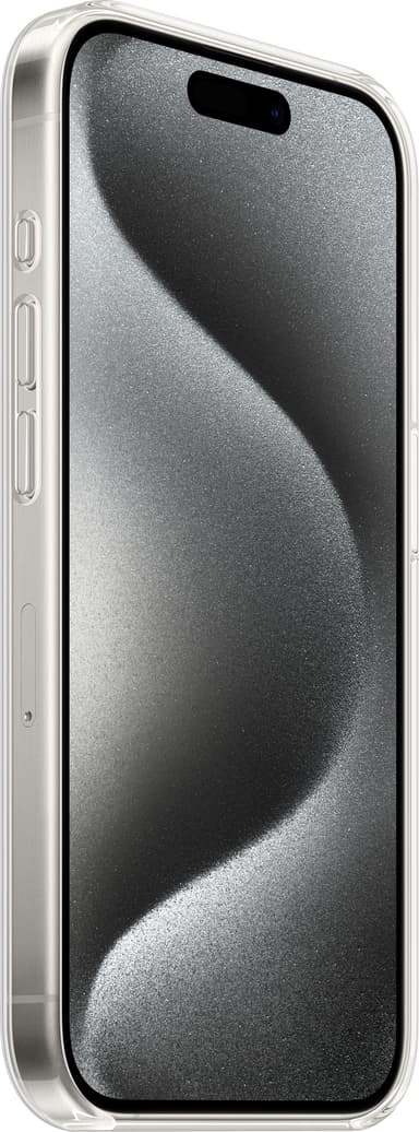 iPhone 15 Pro transparent skal med MagSafe