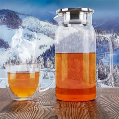 Karaff Kanna Tekanna värmetålig 1.2 L (Genomskinlig)