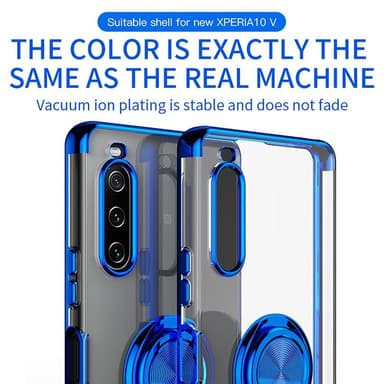 För Sony Xperia 10 V skal Finger Ring TPU