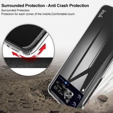 IMAK Air II Pro TPU skal baksida för Samsung Galaxy Z Flip3 5G