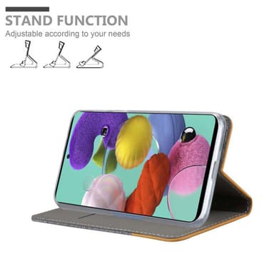 Samsung Galaxy A51 4G / M40s Plånboksfodral Skal (Grå)
