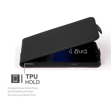Samsung Galaxy S8 Flipfodral Skal (Svart)