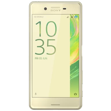 Sony Xperia X Performance Smartphone (lime guld)