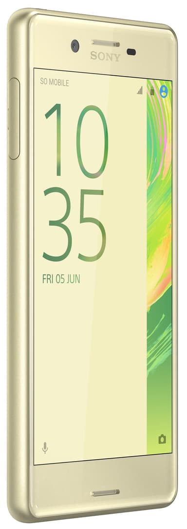 Sony Xperia X Performance Smartphone (lime guld)