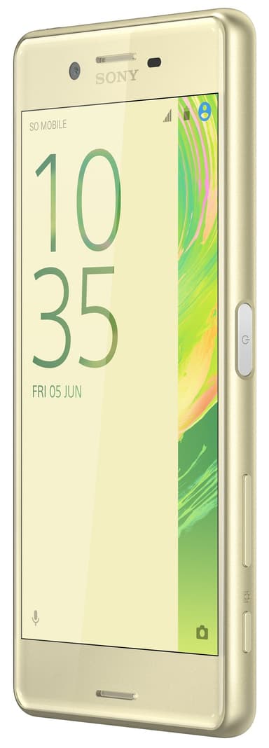 Sony Xperia X Performance Smartphone (lime guld)