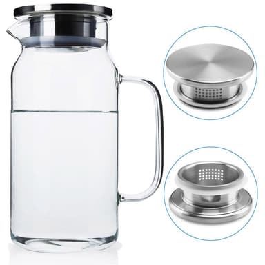 Karaff Kanna Tekanna värmetålig 1.2 L (Genomskinlig)
