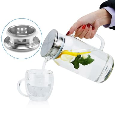 Karaff Kanna Tekanna värmetålig 1.2 L (Genomskinlig)