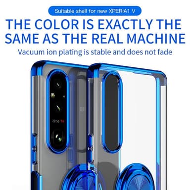 För Sony Xperia 1 V skal Finger Ring TPU