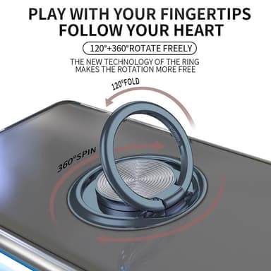 För Sony Xperia 10 V skal Finger Ring TPU