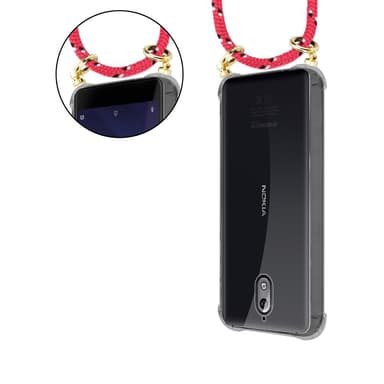 Nokia 3.1 Skal Fodral Kedja (Rosa)