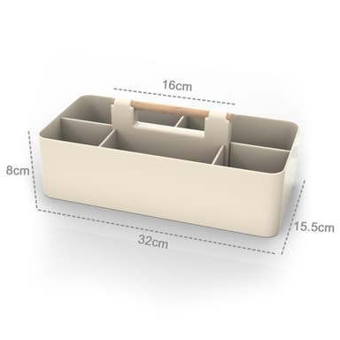 Kosmetikväska Sminkväska Toalettväska Make Up (khaki)