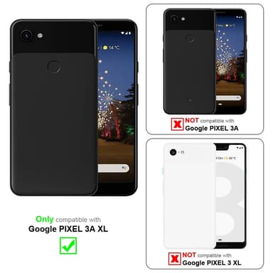 Google PIXEL 3A XL Skal Fodral Kedja (Gul)