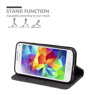 Samsung Galaxy S5 / S5 NEO Skal Fodral Case (Svart)