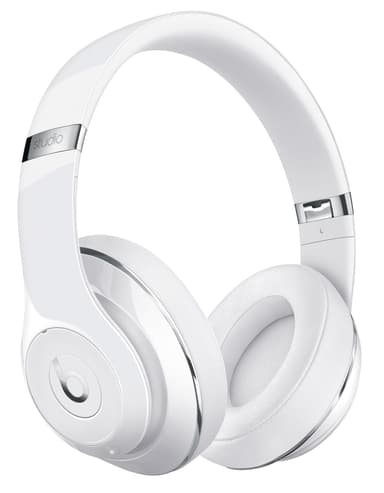 Beats Studio wireless around-ear hörlurar (vit)
