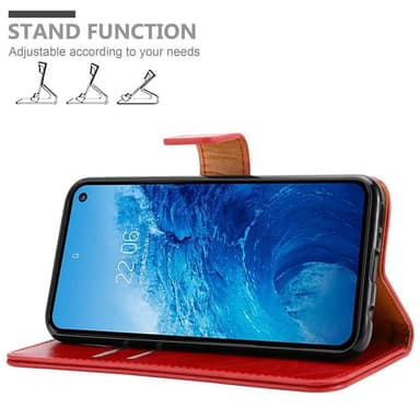 Samsung Galaxy S10e Plånboksfodral Skal (Röd)