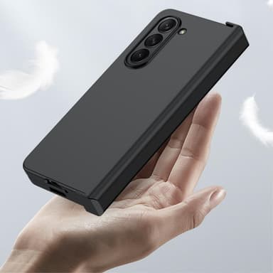 SKALO Samsung Z Fold5 Skin-touch Fold Skal - Rosa