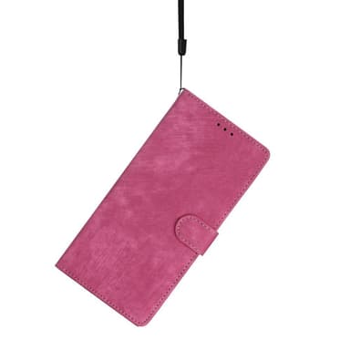 SKALO iPhone 15 Pro Max Plånboksfodral i PU-Läder - Cerise
