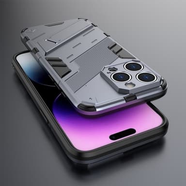 SKALO iPhone 15 Pro Max Armor Hybrid BIBERCAS Skal - Mörkblå
