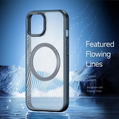 DUX DUCIS iPhone 15 Aimo Series Magnetring Skal - Svart
