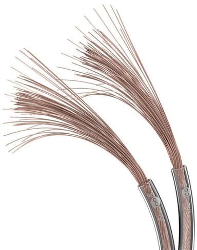 Goobay Högtalarkabel transparent CU