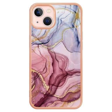 SKALO iPhone 15 Marmor TPU-skal - Motiv 1