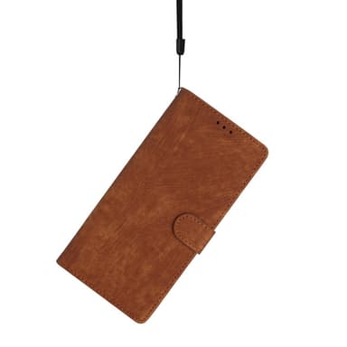 SKALO iPhone 15 Pro Max Plånboksfodral i PU-Läder - Brun