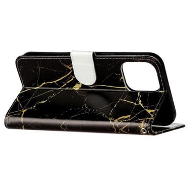 SKALO iPhone 15 Pro Marmor 3D Plånboksfodral