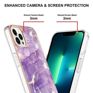 SKALO iPhone 15 Pro Max Marmor TPU-skal - Motiv 2