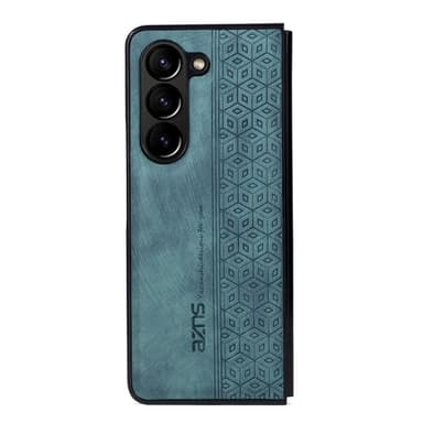 SKALO Samsung Z Fold5 AZNS PU-Läder Skal - Grön