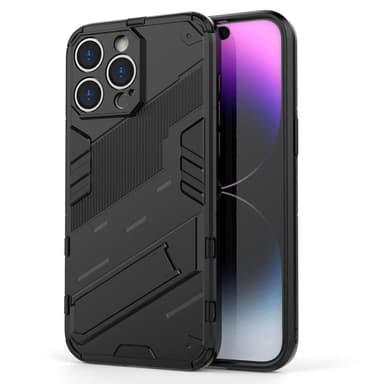 SKALO iPhone 15 Pro Max Armor Hybrid BIBERCAS Skal - Svart