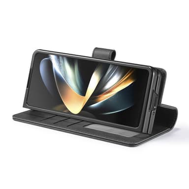 SKALO Samsung Z Fold5 LC.IMEEKE Plånboksfodral i PU-Läder - Svart