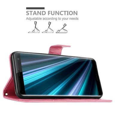 Sony Xperia XZ3 Plånboksfodral Skal (Rosa)