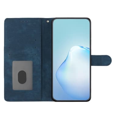 SKALO iPhone 15 Pro Max Plånboksfodral i PU-Läder - Blå