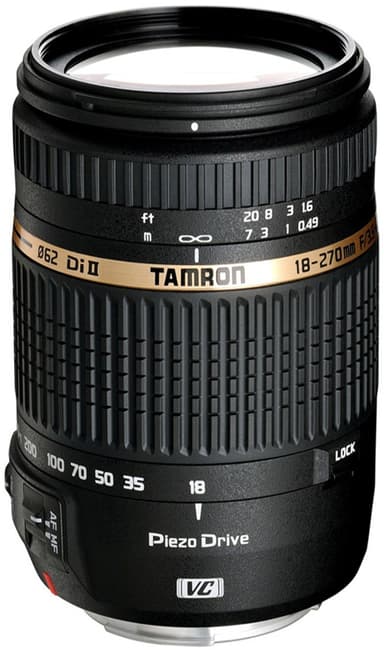 Tamron AF Di II VC 18-270 PZD Objektiv till Canon