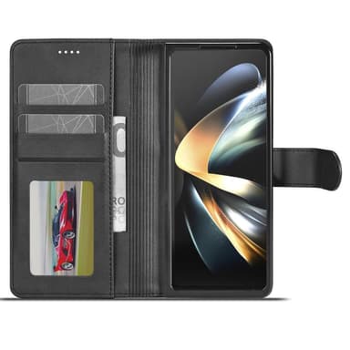 SKALO Samsung Z Fold5 LC.IMEEKE Plånboksfodral i PU-Läder - Svart