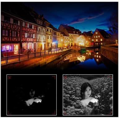 Videokamera 4K/48 megapixel/16x zoom/nattseende/fjärrkontroll