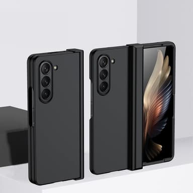 SKALO Samsung Z Fold5 Skin-touch Fold Skal - Svart