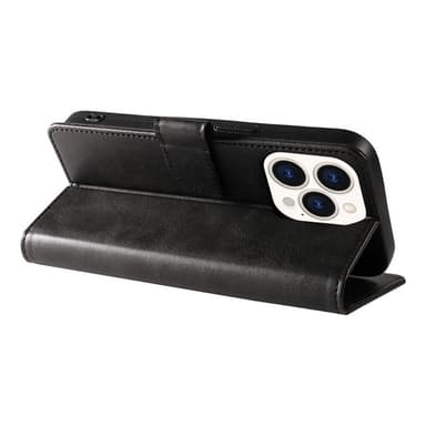 SKALO iPhone 15 Plus Premium Plånboksfodral - Brun