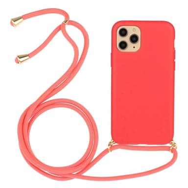 SKALO iPhone 15 Pro Max Mobilhalsband Skal - Röd