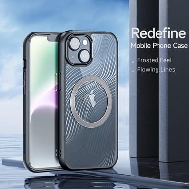 DUX DUCIS iPhone 15 Aimo Series Magnetring Skal - Svart