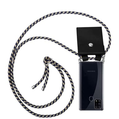 Samsung Galaxy M31 Skal Fodral Kedja (Blå)