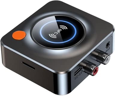 NÖRDIC Bluetooth 5.1 mottagare, med NFC, TF kortplats , 3.5mm AUX/RCA
