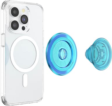 Popsockets PopGrip för MagSafe telefonhållare (blå)