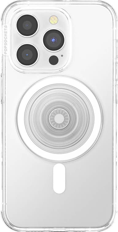 Popsockets PopGrip för MagSafe telefonhållare (genomskinlig)