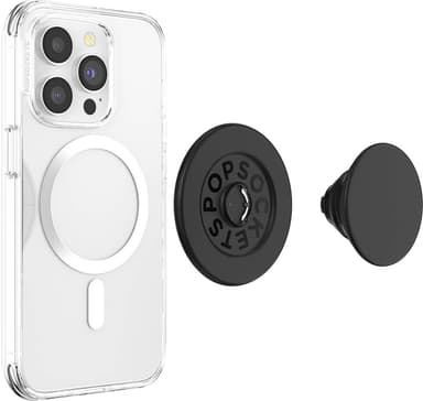 Popsockets PopGrip för MagSafe telefonhållare (svart)