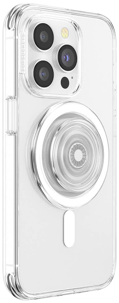Popsockets PopGrip för MagSafe telefonhållare (genomskinlig)